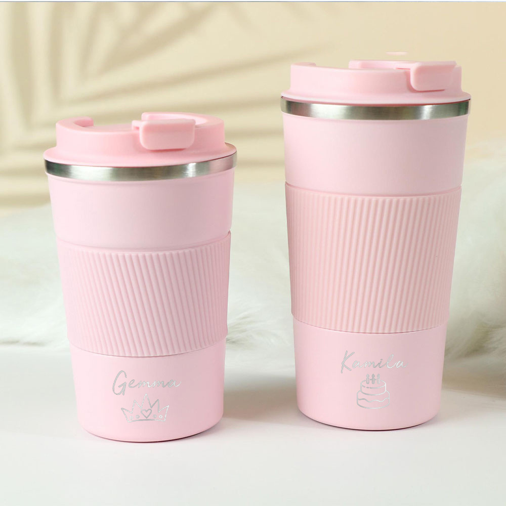 名前を刻印できるステンレス製コーヒータンブラー。カスタムテキ - Coffee Equipment With Name のレビューと価格
